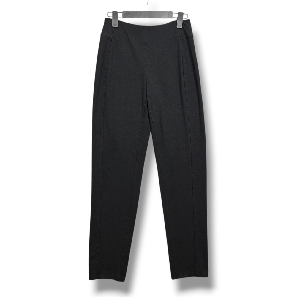 J Jill Wearever Collection Slim Leg Pants Womens XS Black Mid‎ Rise Pull On